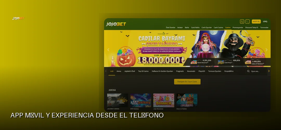 App móvil y experiencia desde el teléfono